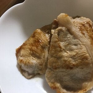 豚肉とれんこん、きのこのみりん醤油炒め